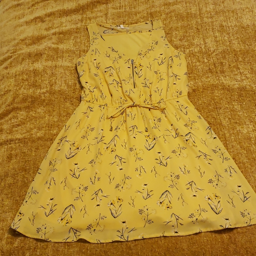 Perfect Yellow Spring Dress